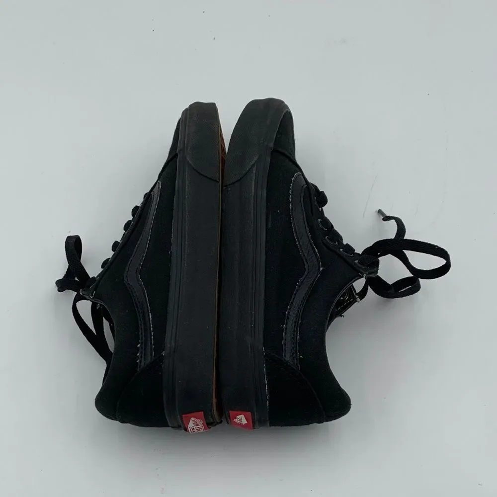 Vans Classic All-Black Low-Top Sneakers | Men’s Size 5 | Skate & Casual Shoes